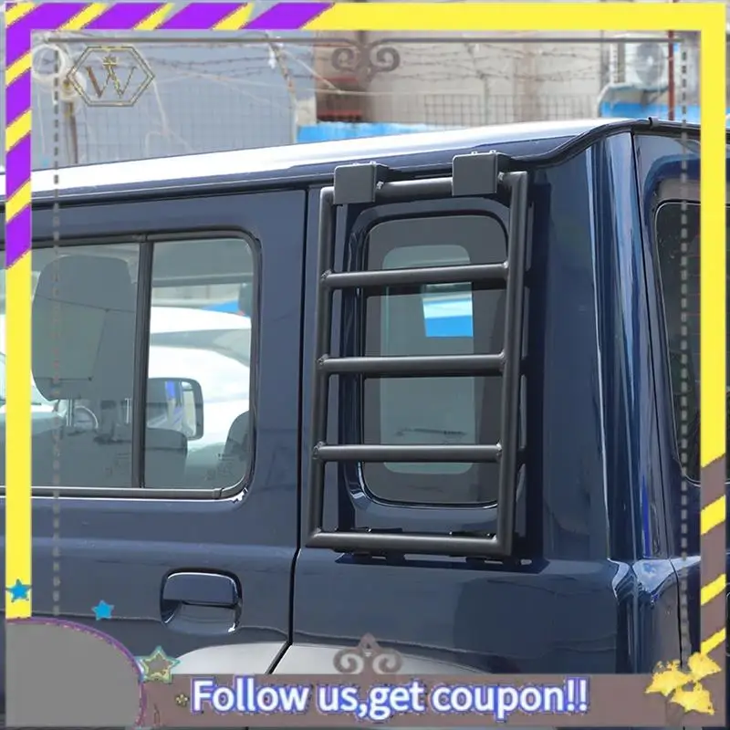

ABXV-Rear Window Extension Climbing Ladder Protective Frames Accessories For Suzuki Jimny JB74 2019-2024 4 Door