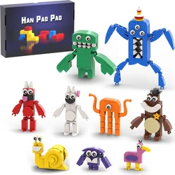 HOT Gartened Mini Monster Building Block Sets Cartoon Banban Combination Action Figures Model Bricks Toys For kids Birthday Gift