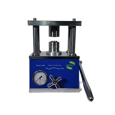 Coin Cell Lab Equipment Manual Hydraulic Crimper For Button Cell Research