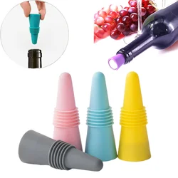 Silicone Wine Bottle Stopper Whiskey Accessories Leak Proof Beer Champagne Glass Bottle Cap Wine Sealed Cork Lid Bar Accessories