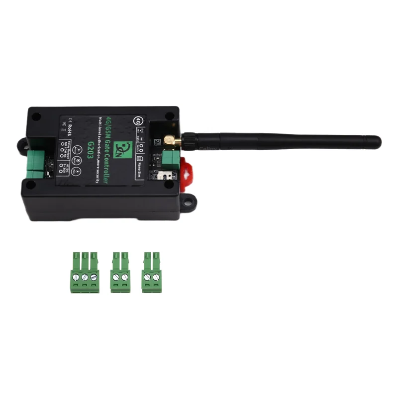 A52T GSM Remote Control Relay Switch G203 4G Ponsel Dioperasikan Pintu & Gerbang Controller Pembuka Pintu
