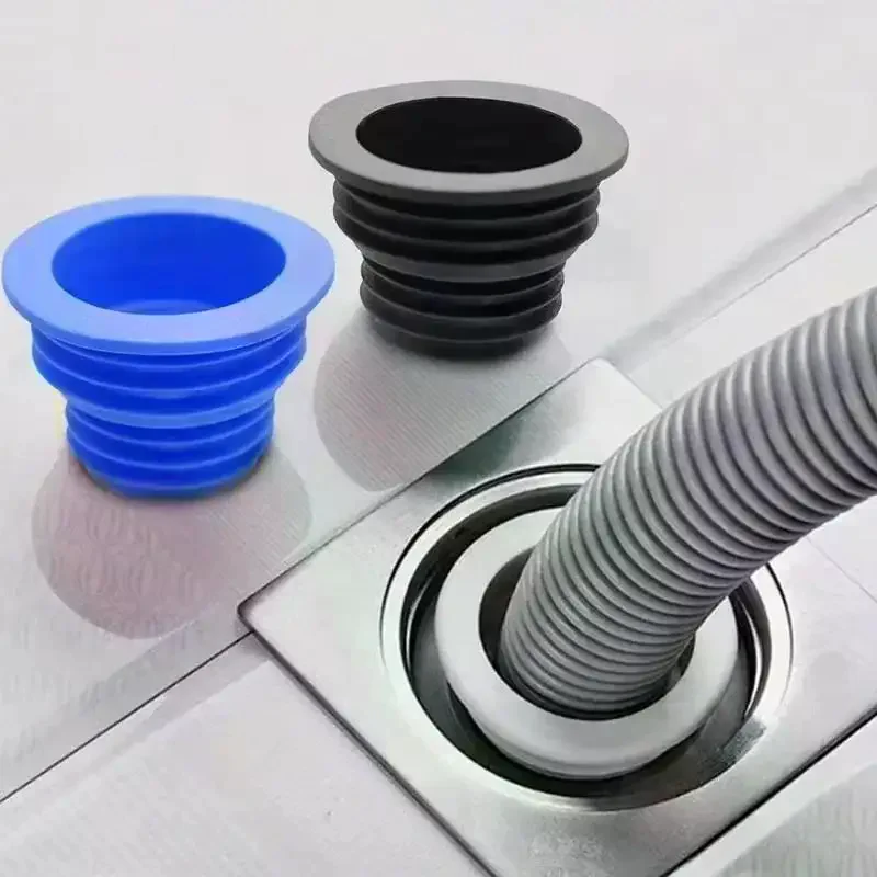Sewer Seal Ring Kitchen Pipe Deodorant Sealing Plug Floor Drain Seal Washing Machine Drain Pipe