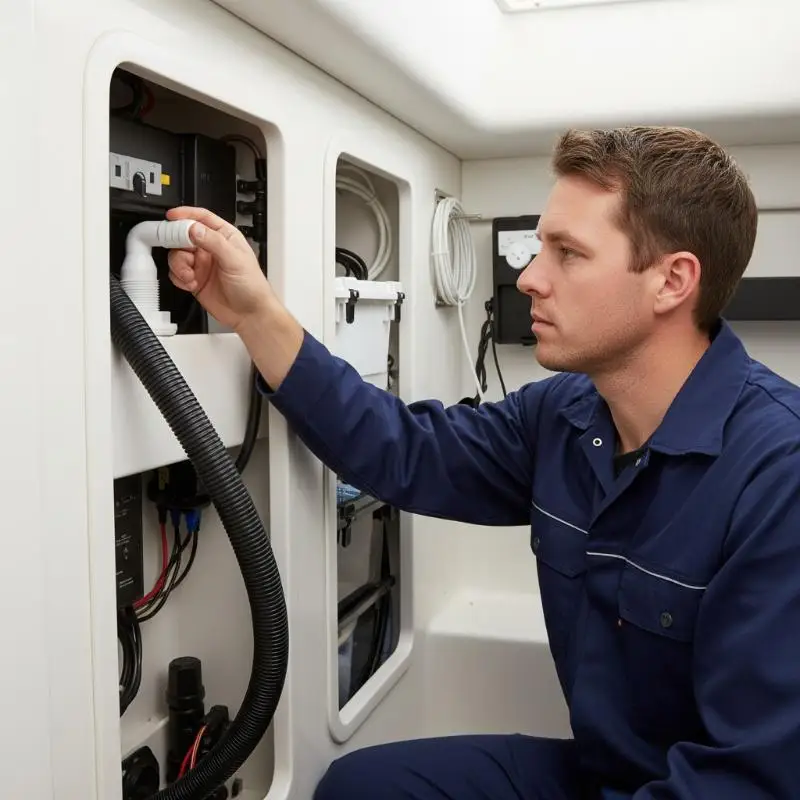 

【L】Marine Drainage Outlet 90 Degree Stainless Steel Bilge Deck Drain for Yacht Quick Water Flow Solution for Boats