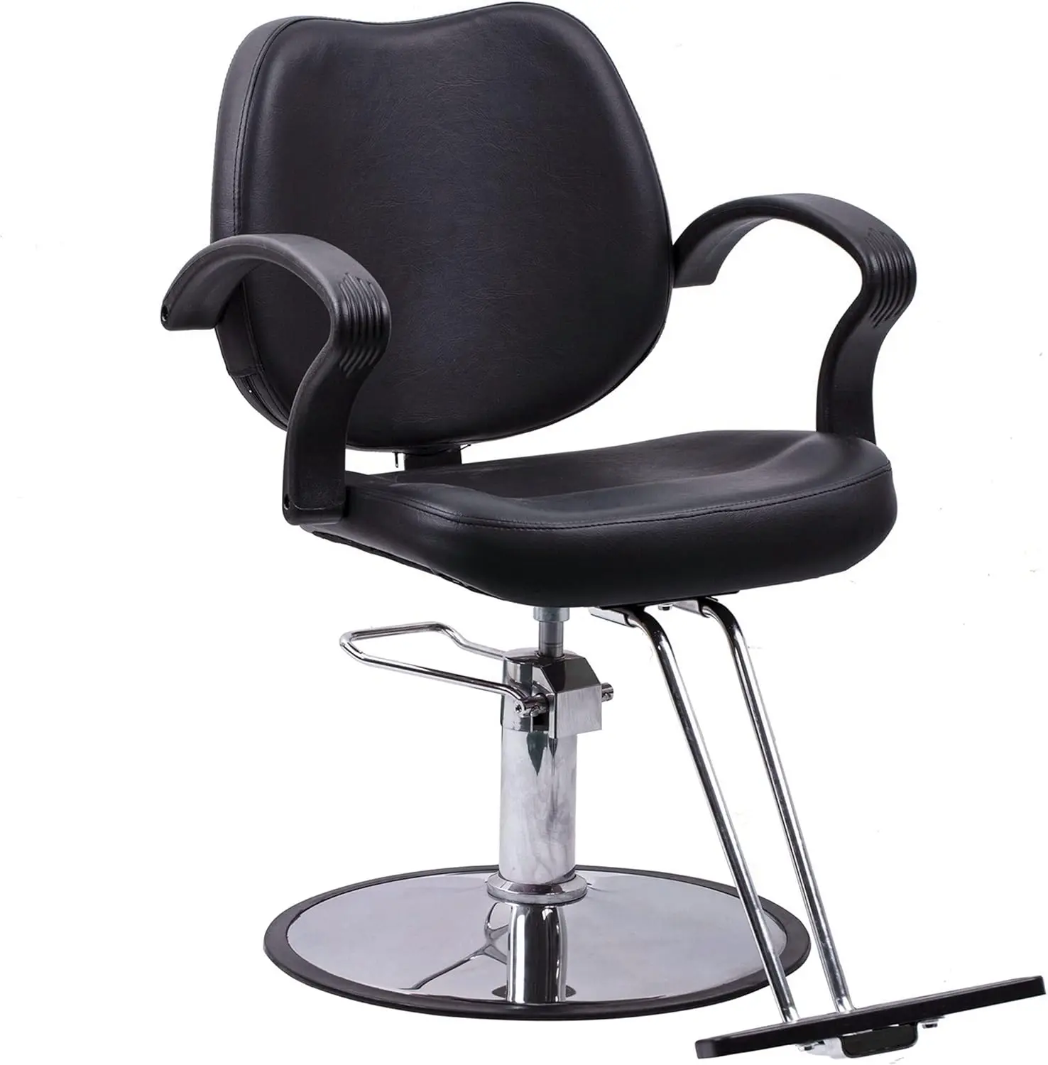 Beauty Salon Equipment Black Hydraulic Barber Styling Chair