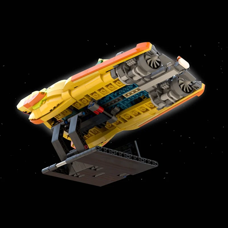 872pcs MOC XJ 6 Airspeeder UCS Star Battle UCSed Model kerstcadeau bouwstenen Monteren DIY creatief speelgoed Baksteen Verjaardag