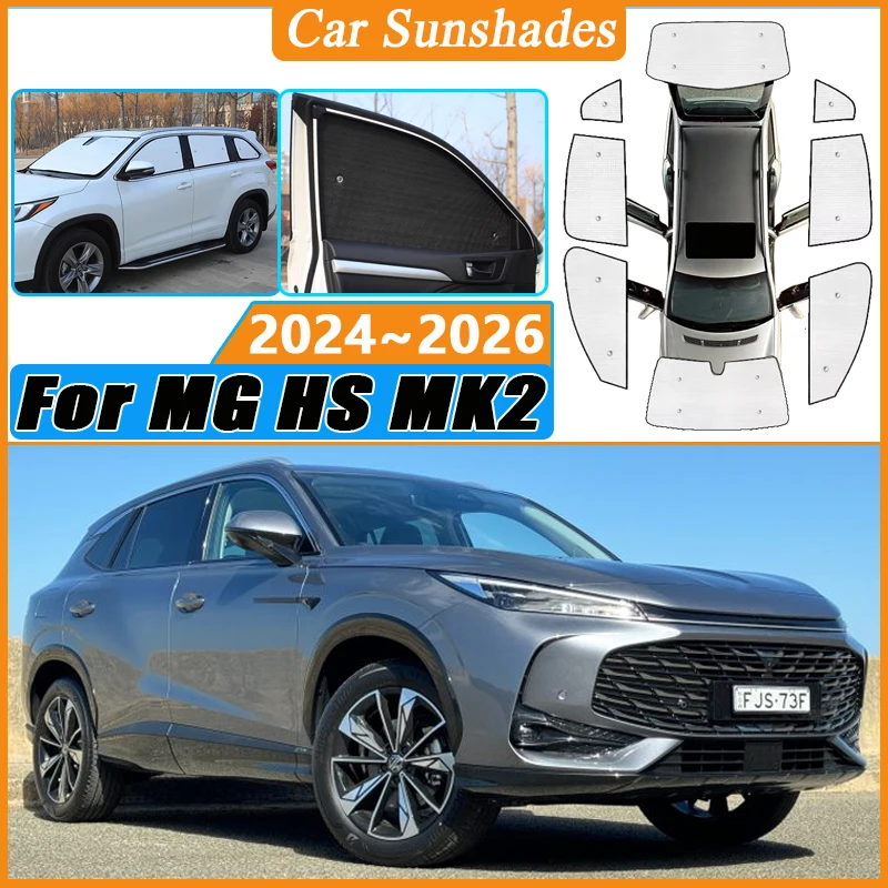 

Солнцезащитный козырек от УФ-излучения для автомобильных окон MG HS 2025, аксессуары EHS MK2 2024 2025 2026, автомобильный солнцезащитный козырек на лобовое стекло