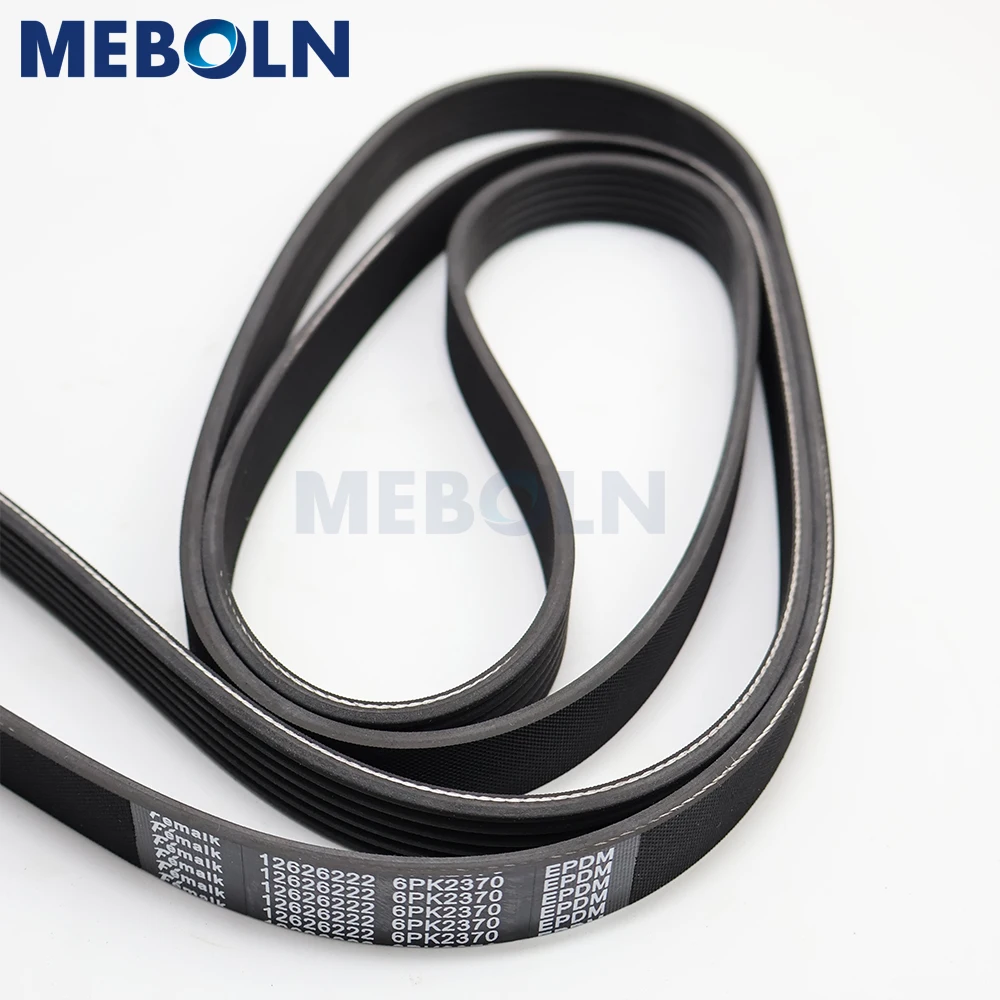 12626222 6PK2370 Generator belt Serpentine Drive Belt Accessory Belt Replacement for Cadillac Escalade 6.0 LZ1 LFA Engine  Parts