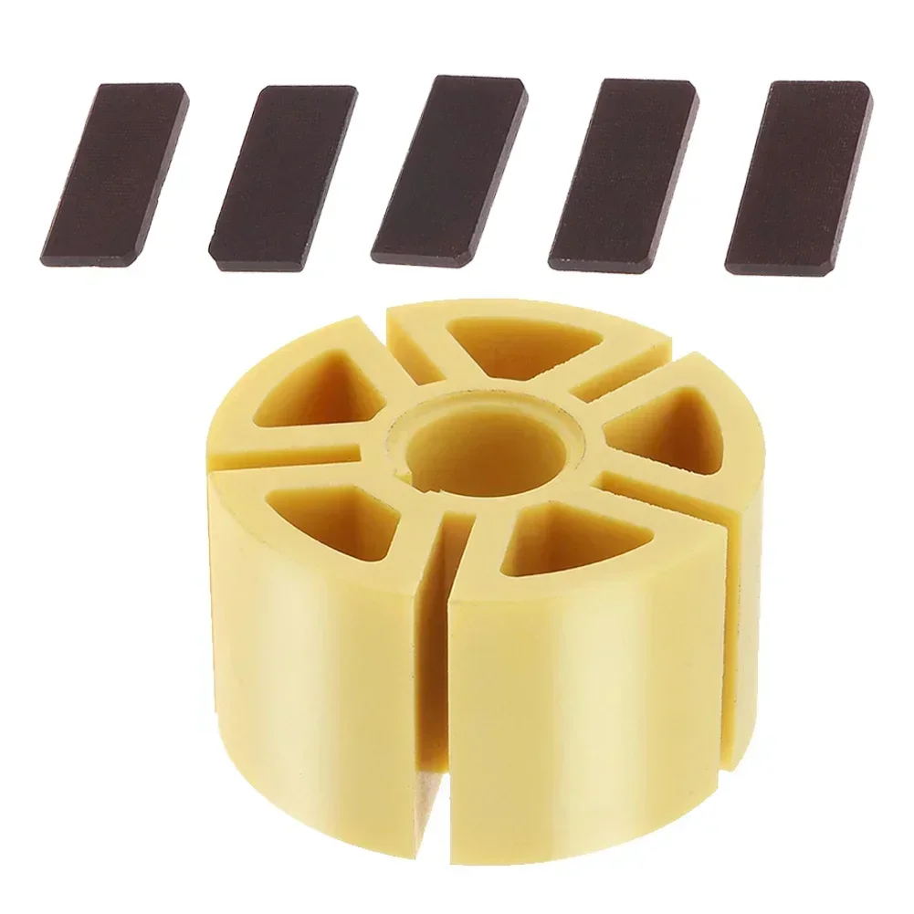 5 Inch Plastic Pneumatic Sanding Machine Rotor With Blade Sander Plastic Rotor Vane Sander Polisher Pneumatic Air Tools A