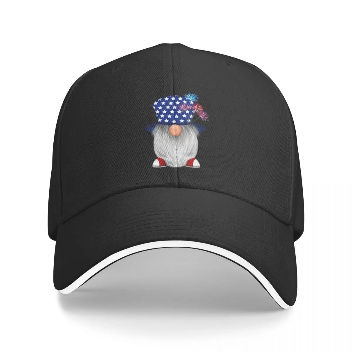 Uncle Sam Gnome Baseball Cap Luxury Cap birthday Rave Hats Woman Men's