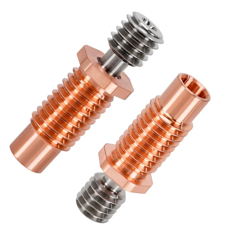 3D Printer Feeding Tube Pipes Titanium Alloy 1.75mm Filament E3D V6 High-Quality Throat HeatBreak 3D Printer Hotend Throat Parts