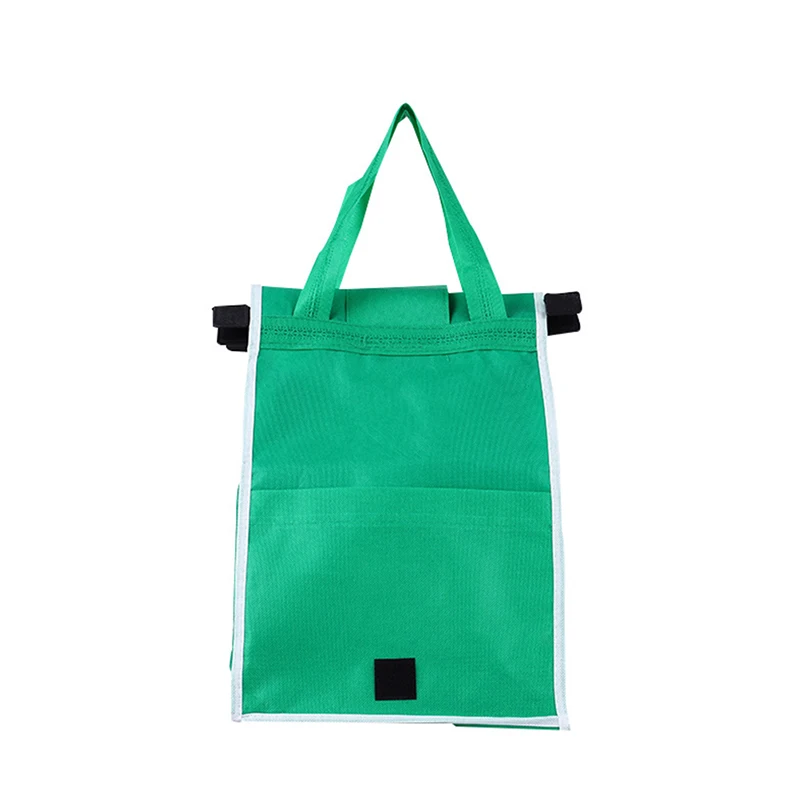 Supermarket Shopping Bag Eco Friendly Trolley Tote Thicken Cart Bags Large Capacity Handbags Foldable Reusable Women Cart Bag