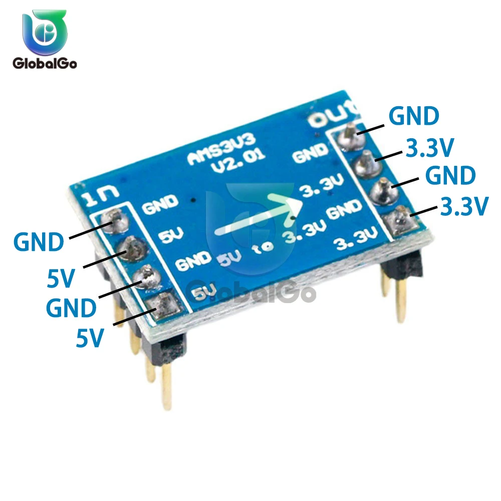 3.3V Voltage Regulator Module AMS1117 Voltage Regulator chip DC4.5V--7V to 3.3V module Dual Channel easy connection