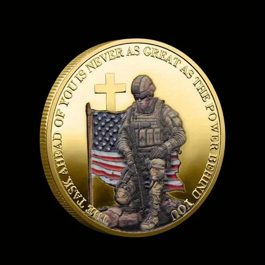 Challenge Coin, US Military Coin, Commemorative Coin, Retired Soldier Appreciation Coin