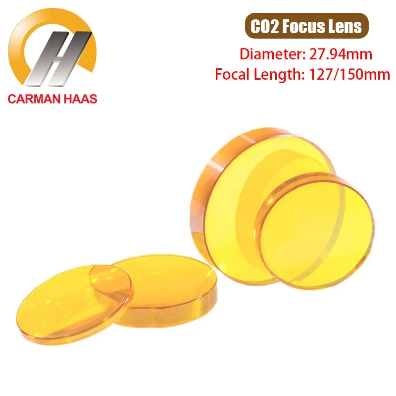 CO2 Focus Lens USA CVD ZnSe Focus Lens Dia. 27.94mm FL 127mm 150mm Lenses for Leds Crystal Ball Led