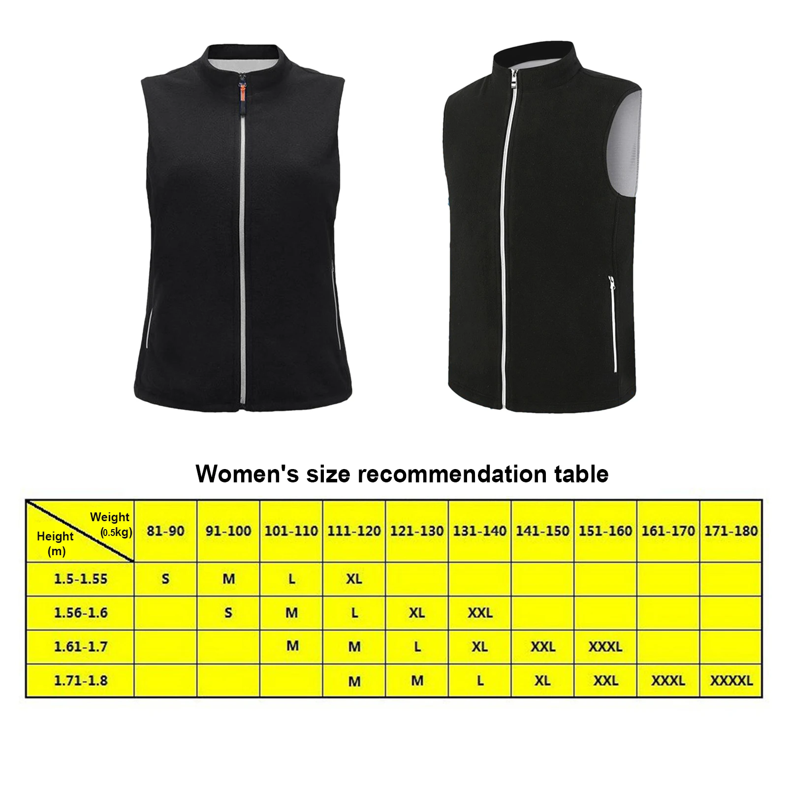 5 Zones Heated Vest USB Rechargeable Heating Jacket Vest Warm Electric Heated Waistcoat Lightweight Jacket For Men Women M-2XL