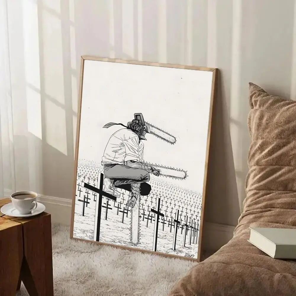 Anime Devil C-Chainsaw Man Poster, Gemälde, Wandkunst, Wandbild für Wohnzimmer, Heimdekoration und Geschenke – Detail 12