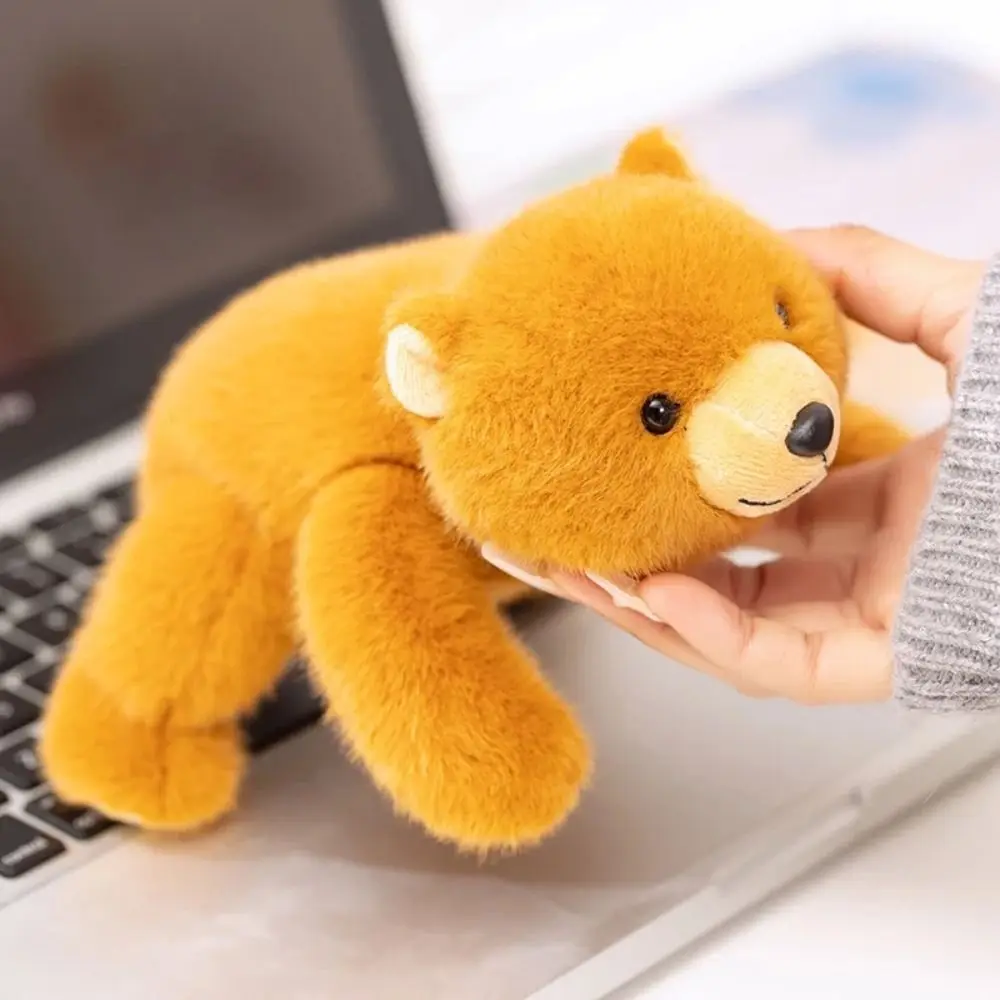 

Comforting Sloth Husky Lying Animal Pig Panda Soft Pillow Raccoon Bear 18cm Table Ornament Stuffed Animal Home Decor