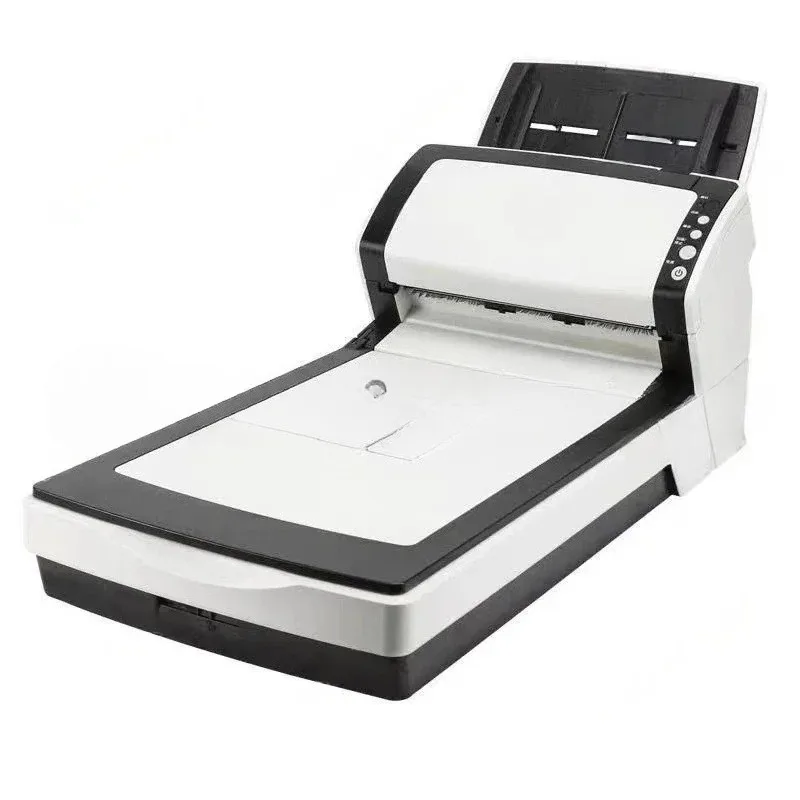 Fast continuous automatic paper feeding double-sided color high definition professional office small scanner machine