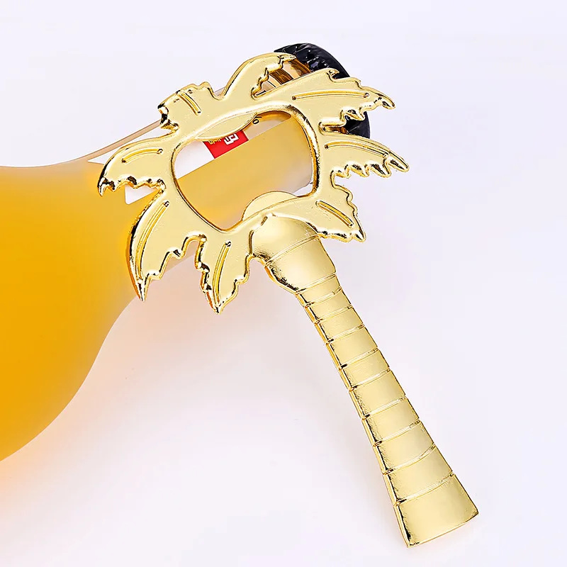Creative Coconut Tree Style Beer Bottle Opener Company Promotional Gift Wedding Reward Gift Small Gift Box Packaging