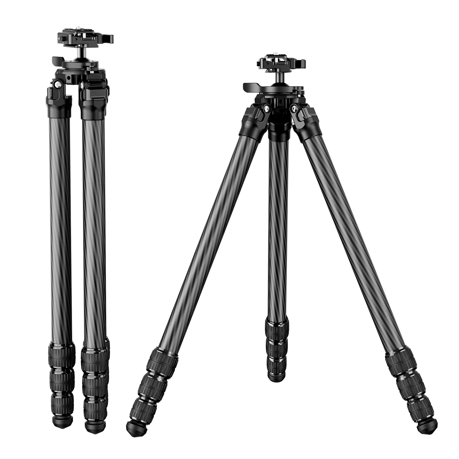 TONYBOO Carbonfaser-Schießstativ für die Jagd, Arca-Swiss-Kamerastativ, Dovetail-Halterung, max. Belastung 20 kg, TQM-324PA