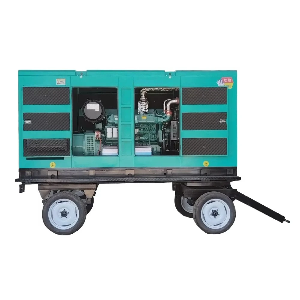 Silent Genset Generator 200kw Power Portable Mobile Generator 360kva Soundproof Generators Set Generador