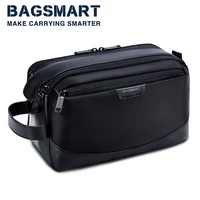 Neceser para hombre BAGSMART, organizador de artículos de tocador grande, Kit Dopp, bolsa de maquillaje, bolsas de cosméticos impermeables, neceser de viaje para hombre