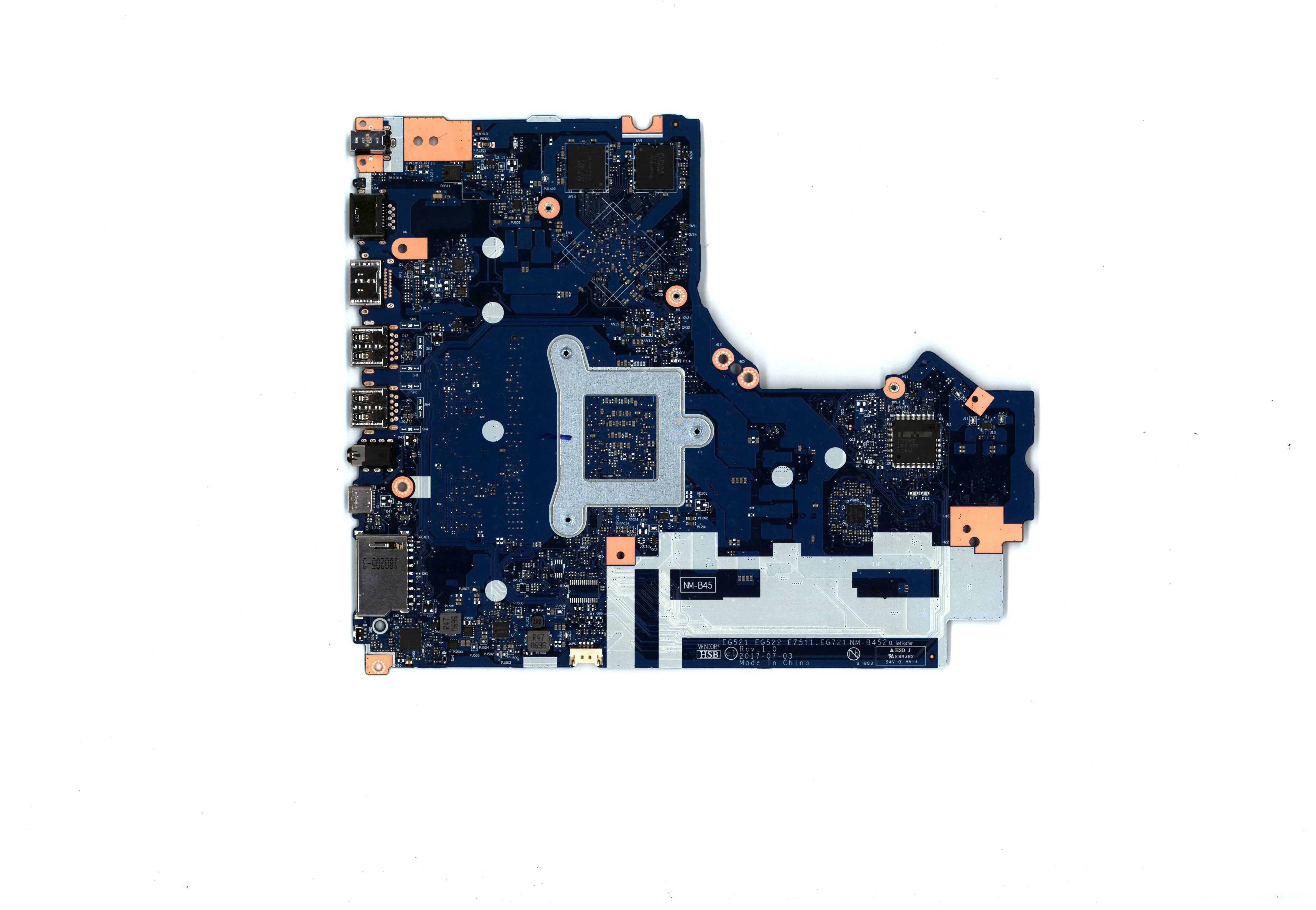 Lot NM-B452 FRU 5B20R16714 CPU I37100 I37130 I38130 I57200 I58250 Model Multiple compatible ideapad 330-15IKB Laptop motherboard