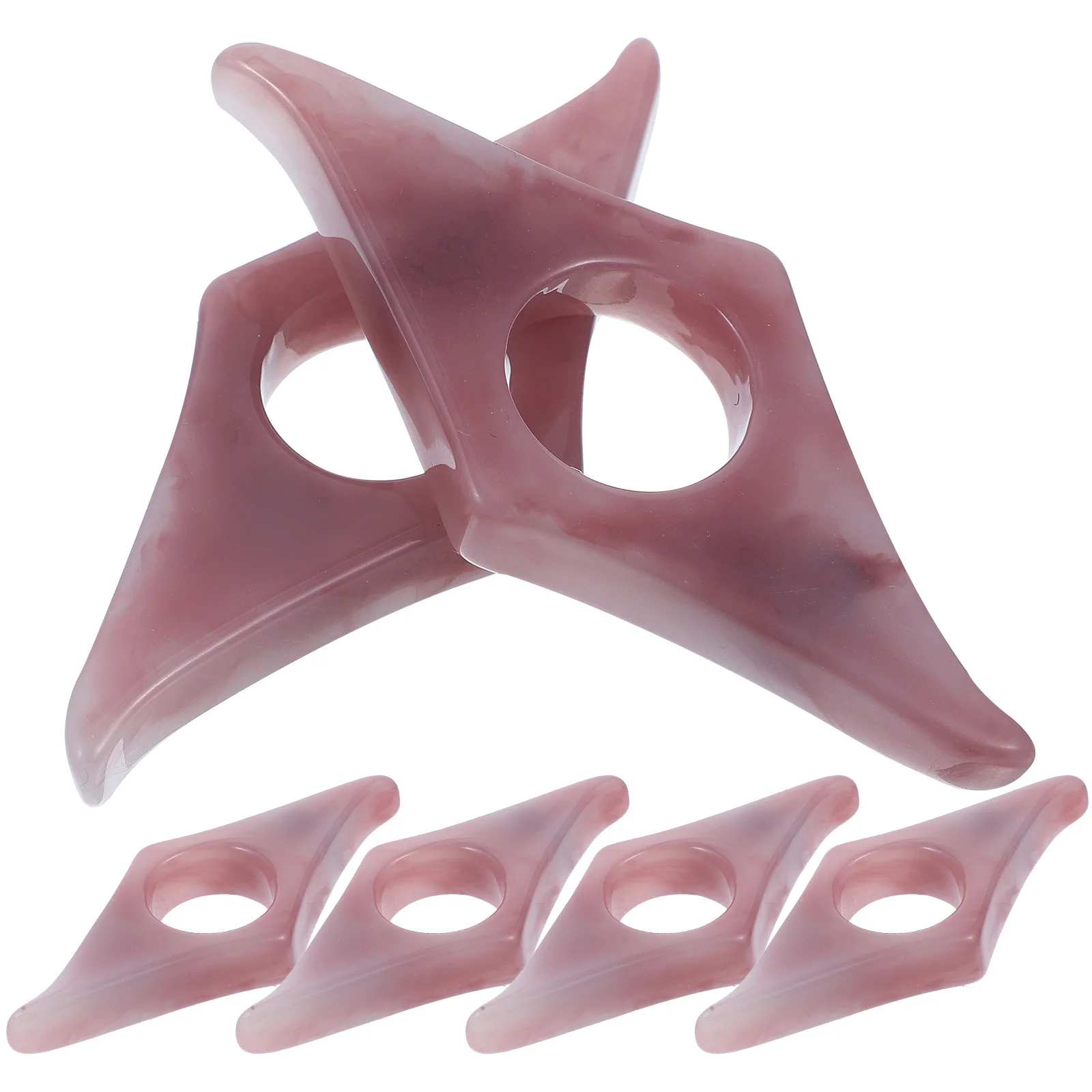 

6Pcs Resin Book Page Holder Thumb Ring Bookmark Smooth Reading Accessory Page Holder Reading Supply Book Accessories