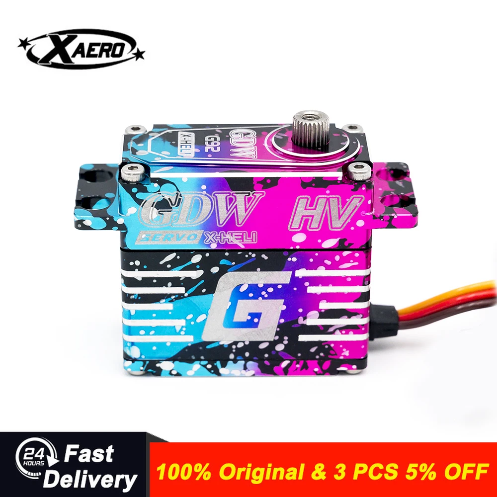 GDW G92 Swashplate & G95 Narrowband Servo Set, New Generation Competition Helicopter Brushless Digital