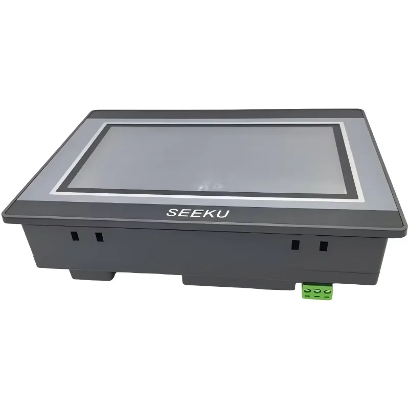 7 Inch HD HMI‑PLC All‑in‑One Touch Panel Ethernet 6CH AD 2CH DA 0‑10V Modbus RTU TCP Weighting Industrial Controller