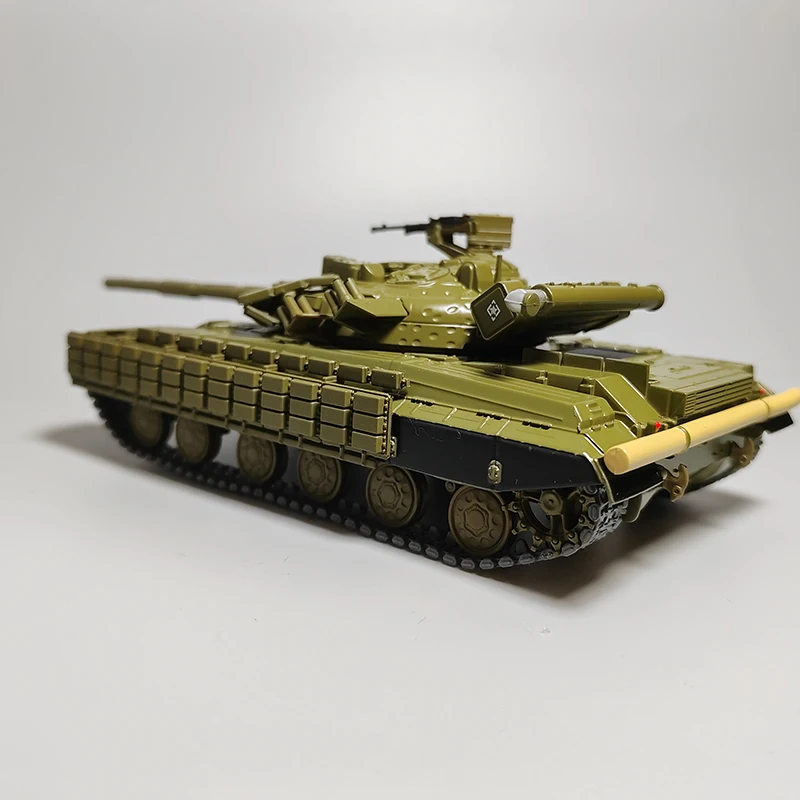 MODIMIO 1:43 Scale Diecast Alloy Former Soviet T-64BV Main Battle Tank Model Militarized Combat Track Type Classic Souvenir Gift