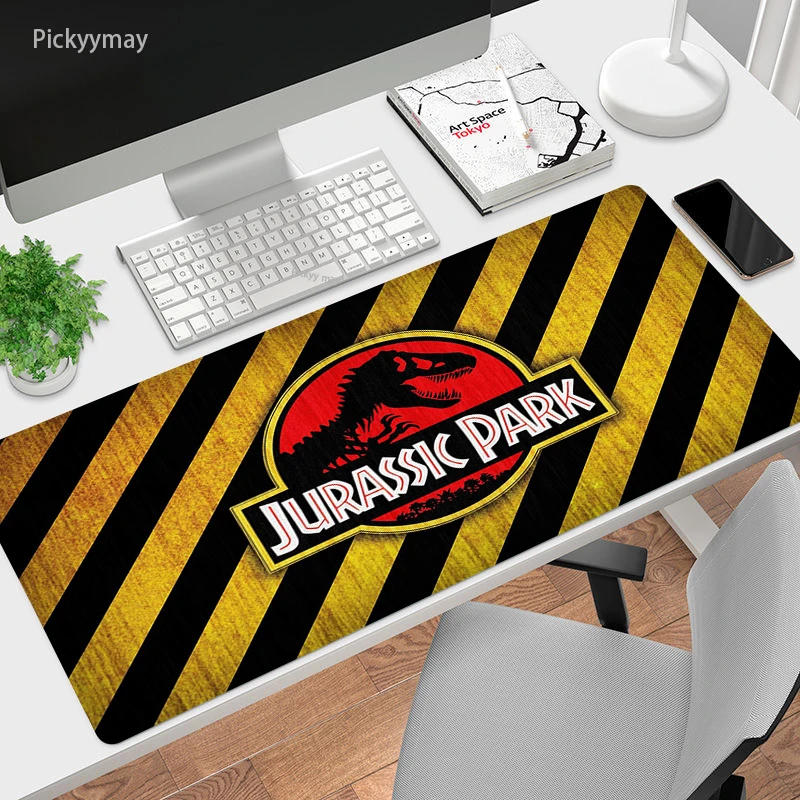 Large Mouse Pad Anime Gaming Mousepad Jurassic Park Mause Pad Gamer 90x40cm Mouse Mat Office Table Carpet PC Desk Play Mat 