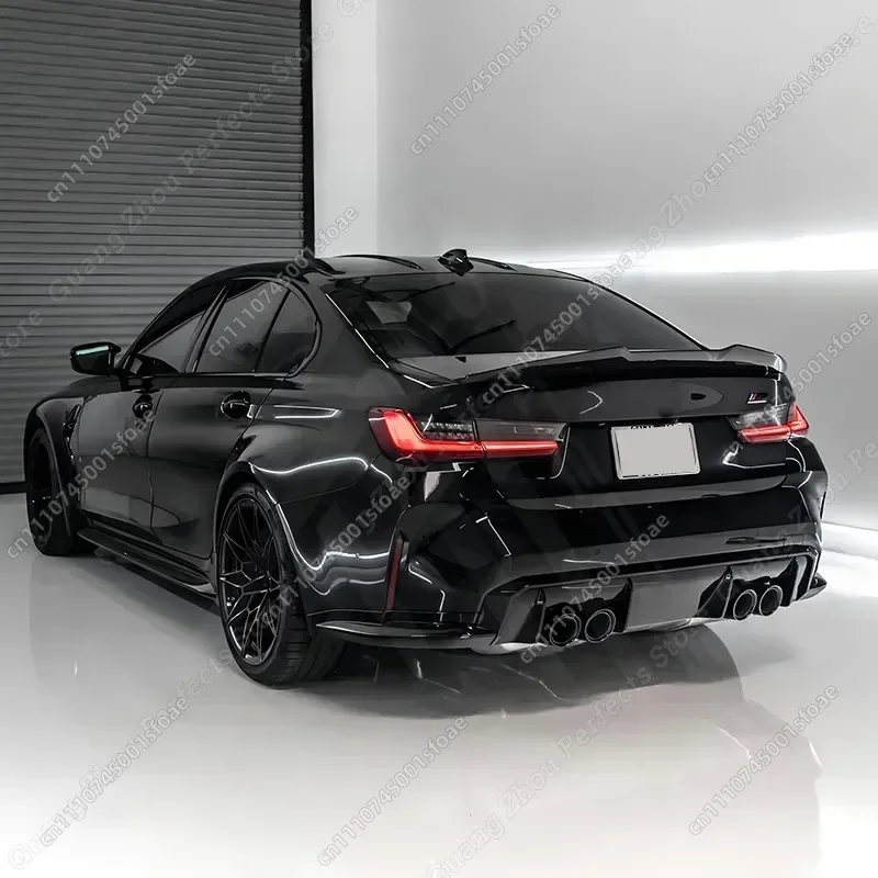 For Bmw 3 Series G20 320i 330d 330e 330i M340i M 340d G80 M3 2019-2023 PSM Style Rear Roof Lip Spoiler Wing ABS Car Accessories view 2