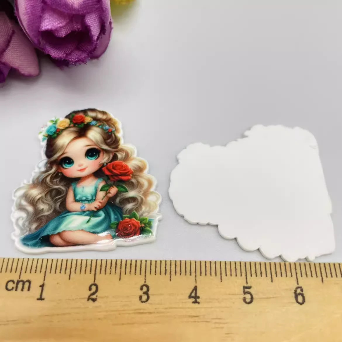 10 pieces Young Girl Cartoon New Crafts Flat Back Resins Bow Diy Hairpin hair Accessories headwear 24032301