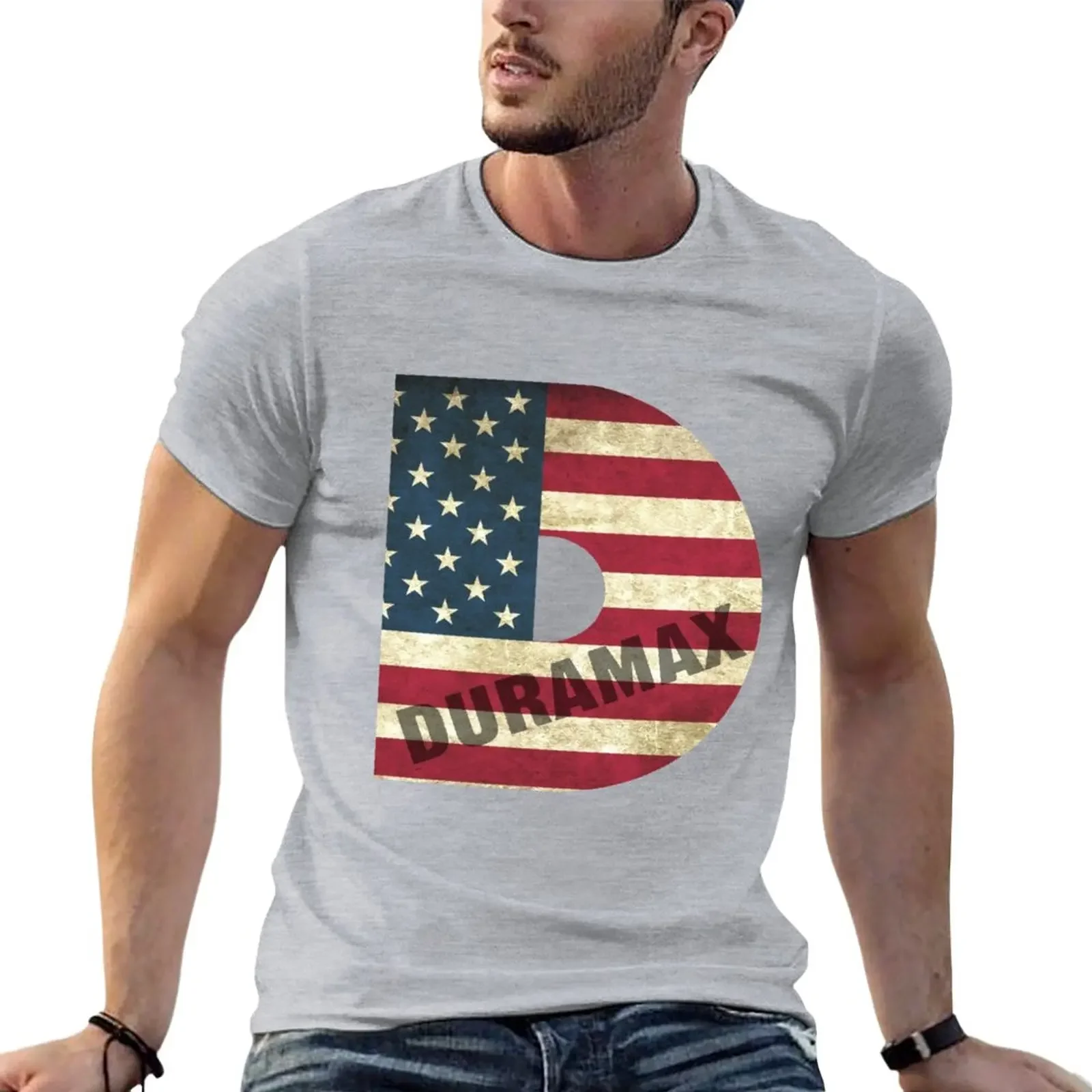 Duramax American Flag T-Shirt customizeds blanks mens graphic t-shirts