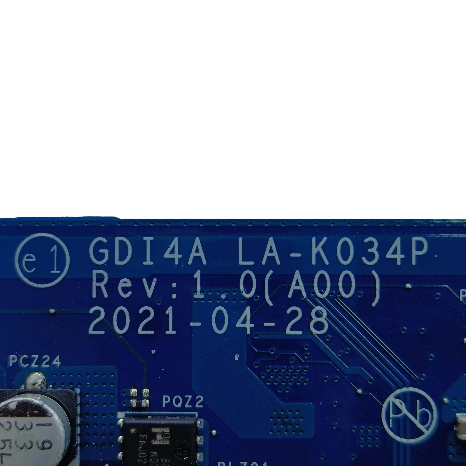 

0F3DD5 для материнской платы Vostro 3400 3500 GDI4A LA-K034P i7-1165G7
