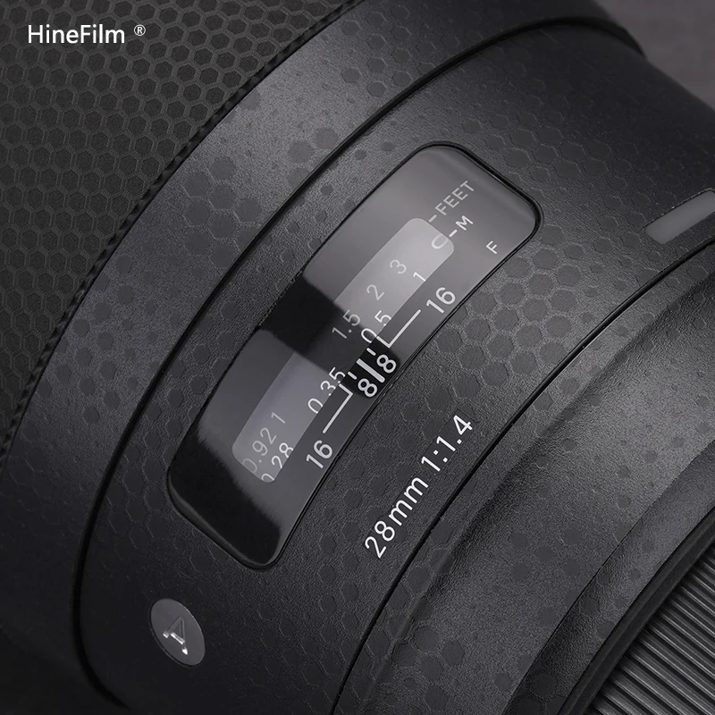 Hinefilm Skin para Sigma 28 F1.4 calcomanías de lentes para Sigma 28mm f/1,4 DG HSM Art para Canon EF Mount Lens Sticker 28Art 28F1.4