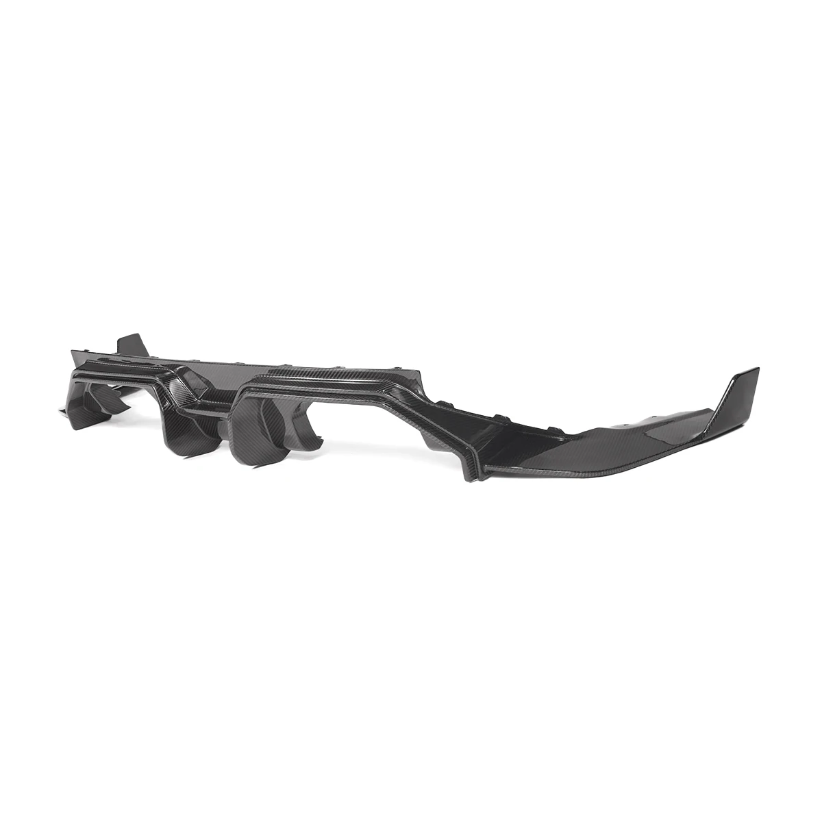 M2 G87 Real Dry Carbon Fiber AD Style Rear Bumper Lip Diffuser Splitter for M2 G87 Rear Diffuser 2