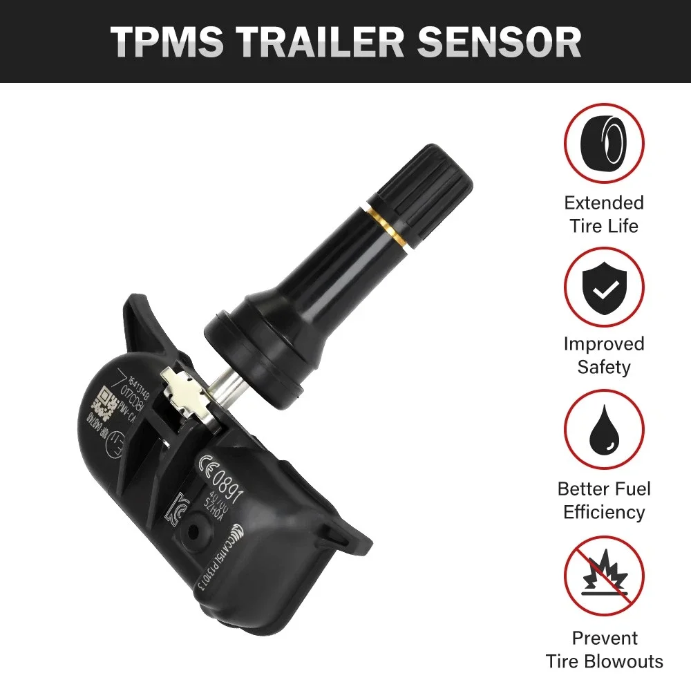 4PCS Tire Pressure Monitoring Sensor PMV-CA74 40700-5ZH0A 433MHz For 2010-2017 Nissan Micra (K13) 2014-2023 Nissan Patrol VI