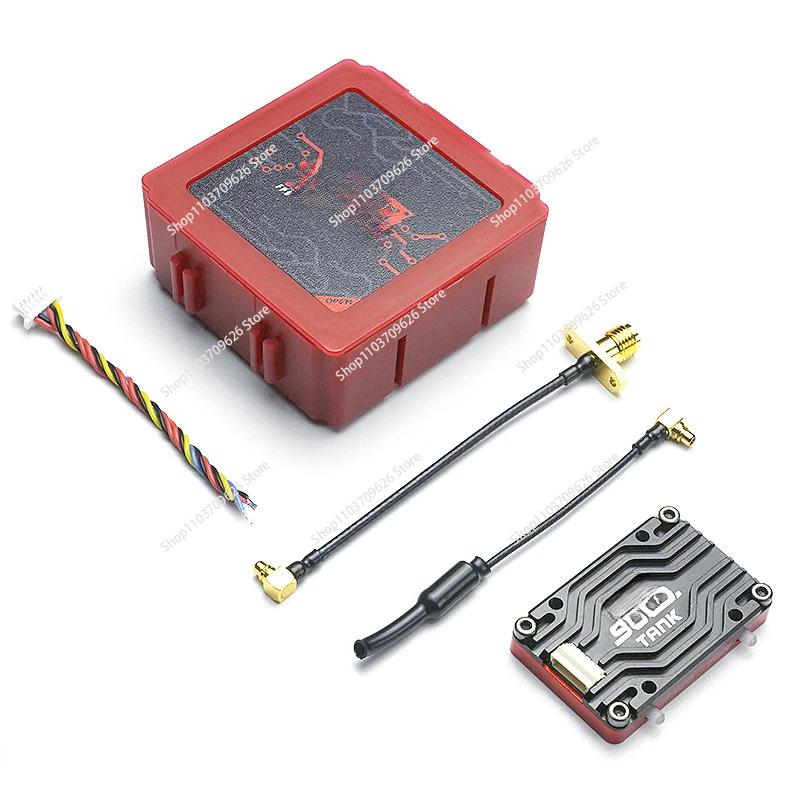 TANK SOLO 5.8G VTX Video Transmitter CNC Shell 48CH 1.6W High Power Built-in Microphone For RC FPV Racing Drones