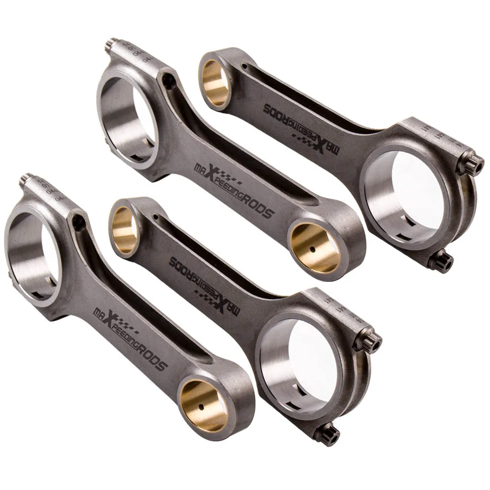 4 Pieces Connecting Rods For BMW N20B20 2.0T / N26B20 H-Beam Forged Steel Conrod