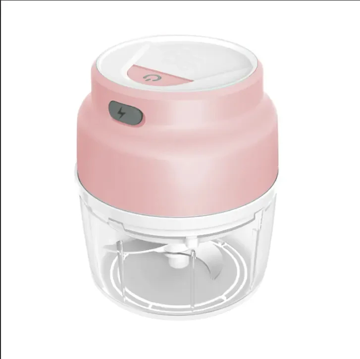 Portable 150ml Mini Electric Universal Serial Bus Food Processor Household Plastic Meat Slicer with Pure Chopping Grinding
