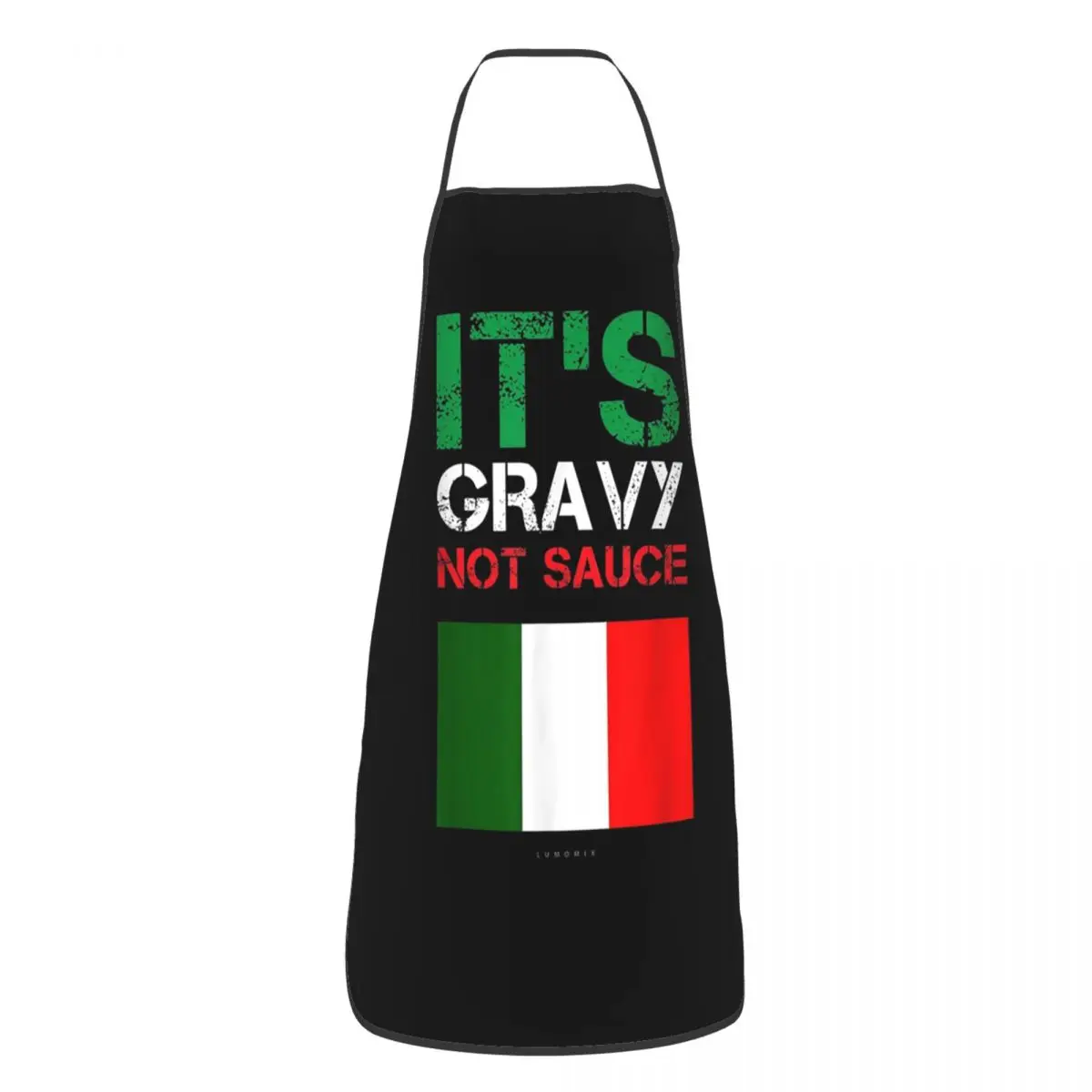 Italian It's Gravy Not Sauce Aprons Chef Cooking Cuisine Tablier Sleeveless Bib Kitchen Cleaning Pinafore for Women Men Painting