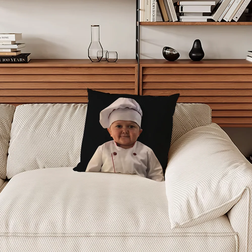 Picture 7: Funny Hasbulla Magomedov Pillow Case Sofa Living Room Bedroom Headboard Backrest Cushion Square Cushion Nap Time