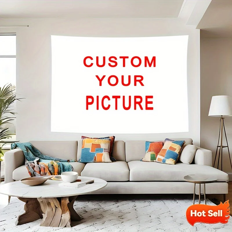 1Pc Customized Personalized Photo Tapestry Suitable for Decorating Gatherings, Themed Parties, Bedrooms, Living Rooms