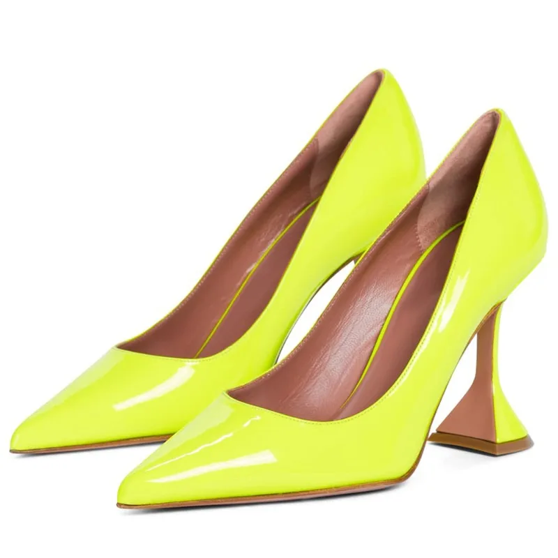 

Women's Shallow Mouth Shoes 2025 New European and American Fashion Wine Glass and Formal Women's High Heels Single Shoes