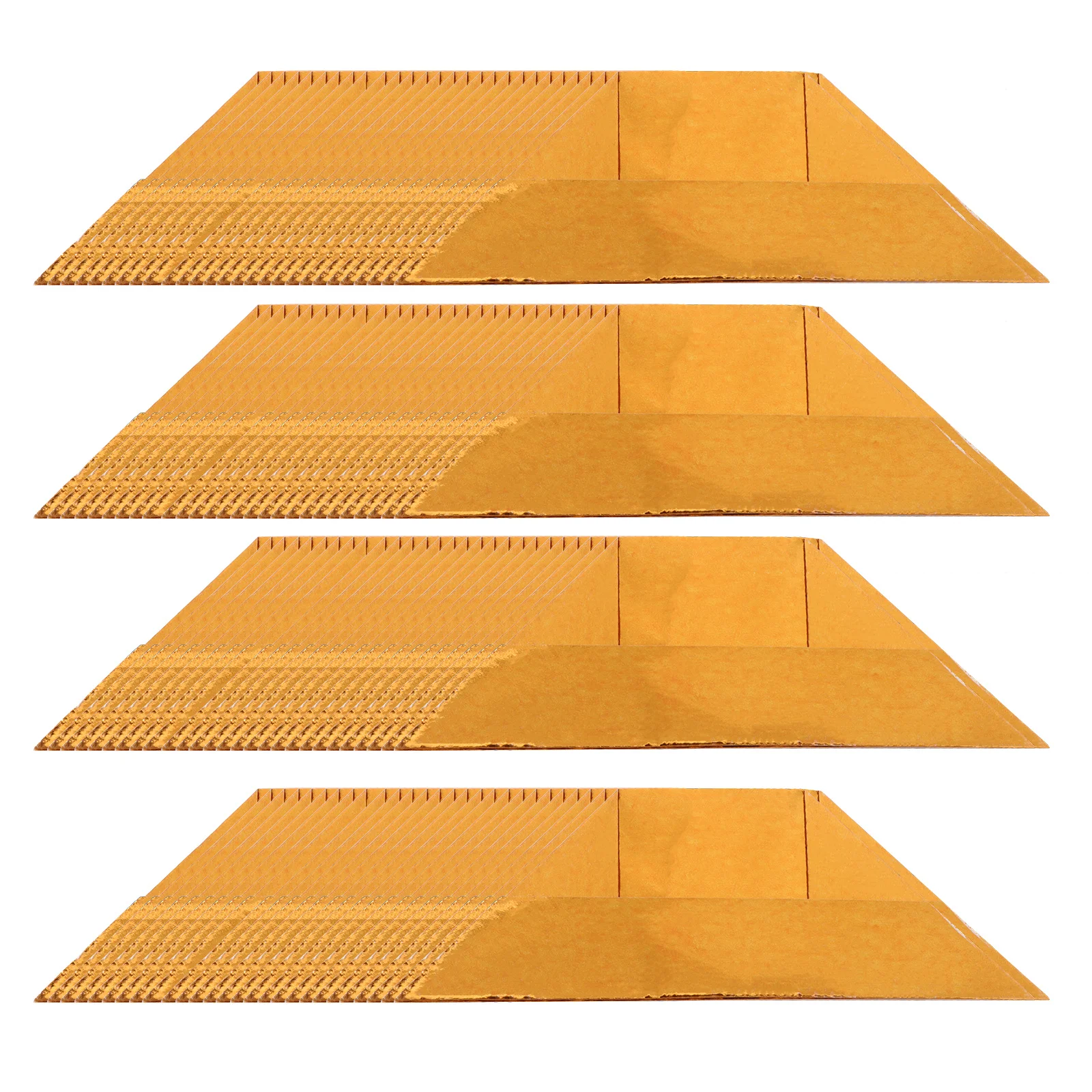 400 قطعة ورقة قابلة للطي سبائك الذهب اليدوية العبادة DIY بها بنفسك لوازم حرق قبر كنس يوم سلف تحية العبادة سبيكة ذهبية