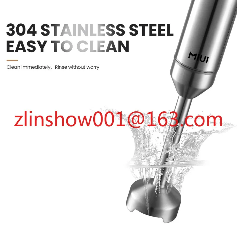 Hand Immersion Blender 1000W Powerful 4-in-1,Stainless Steel Stick Food Mixer,700ml Mixing Beaker,500ml Processor