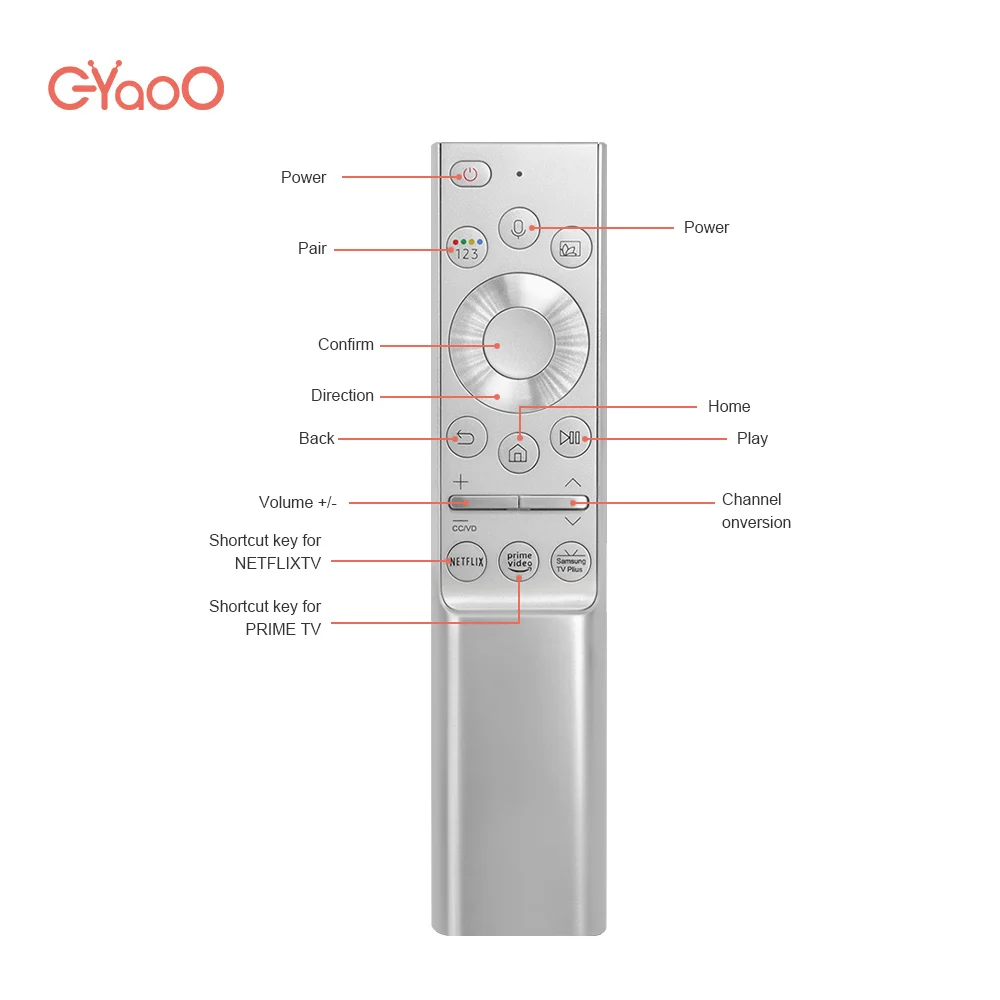 BN59-01346A Zamienny pilot głosowy pasujący do telewizora Samsung QN75LST7TAFXZA QN65LST9TAFXZA QN55LST7TAFXZ — zdjęcie produktu 5