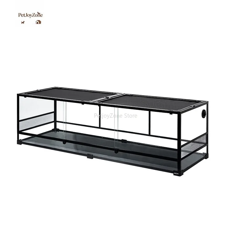 

2025 PetJoyZone 134 Gal 509 L Custom Extra Large Reptile Terrarium Snake Tank Glass Plastic Metal Reptile Cage Bearded Dragon